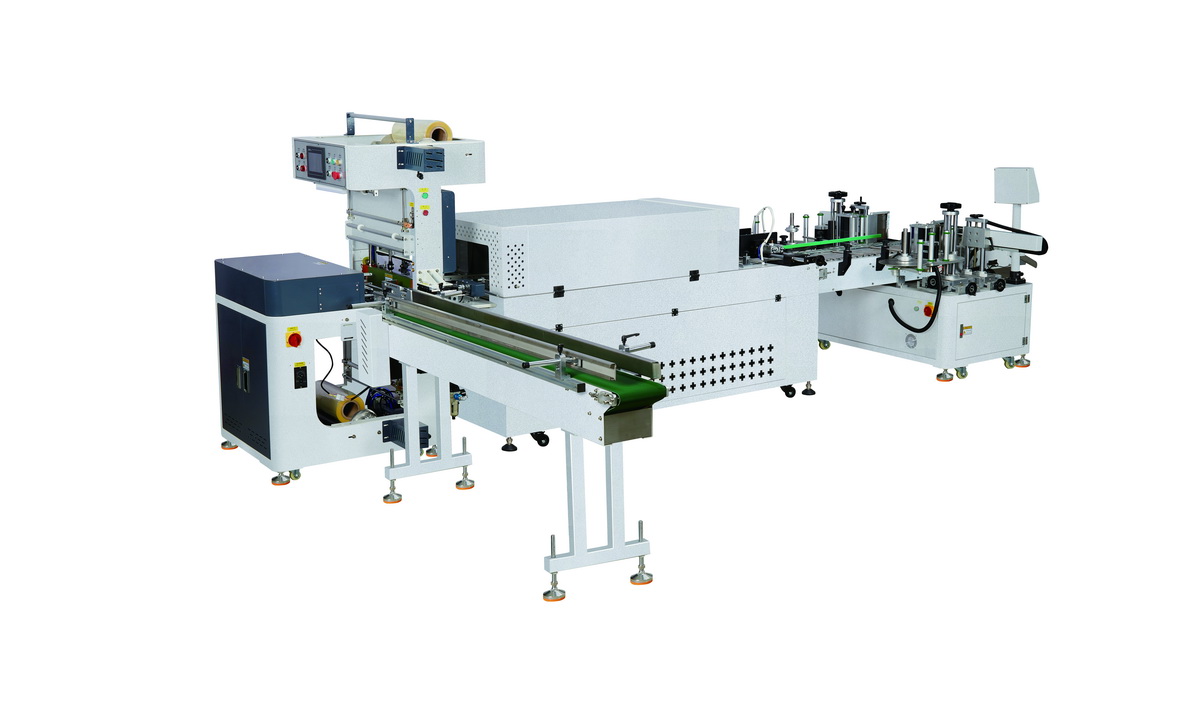 HMBZJ-500G/4522LN 全自动高速不干胶标签包装机（选配双侧贴标装置）